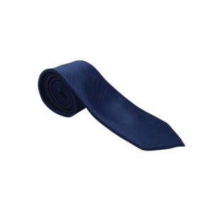 Cravate bleue marine soie