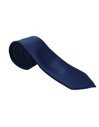 Cravate bleue marine soie