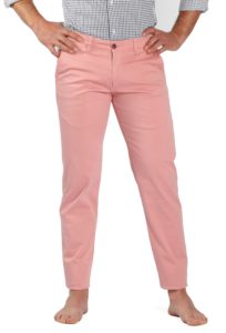 Chino homme rose pâle