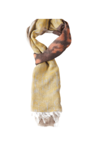 Écharpe homme coton beige