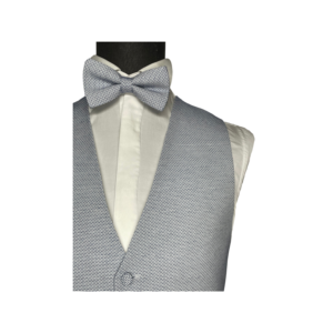Gilet cérémonie bleu écailles