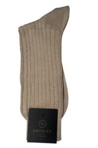 Chaussettes homme beiges