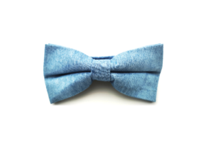 Noeud papillon bleu ciel jean