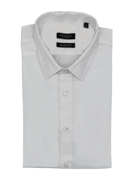 Chemise homme slim fit blanche