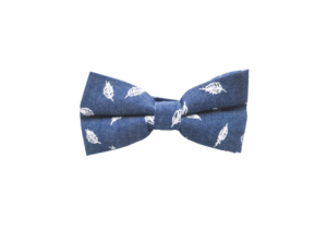 Noeud coton bleu motifs
