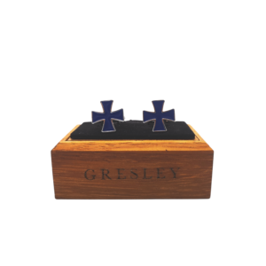 Boutons manchettes croix bleues