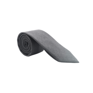 Cravate homme grise unis