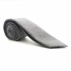 Cravate homme gris chiné
