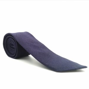 Cravate homme mauve foncé en coton