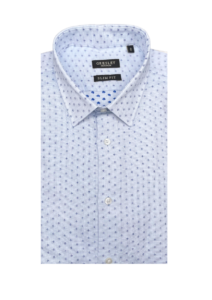 Chemise bleu ciel marine