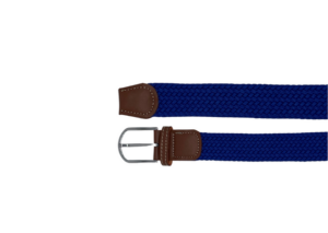 ceinture homme bleu électrique