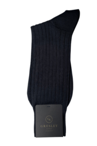 Chaussettes homme fil d'Ecosse anthracite