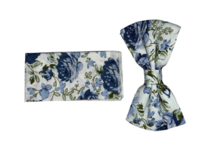 noeud papillon pochette costume blanc liberty
