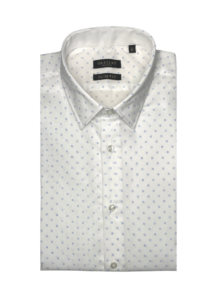 Chemise blanche motifs ciel