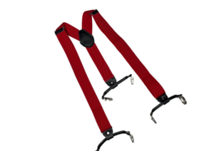 Brettelles rouge pour homme