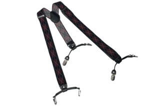 Brettelles bordeaux motifs losanges