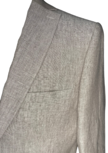 Costume lin beige
