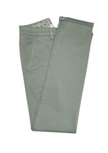 Chino homme gabardine vert d'eau 