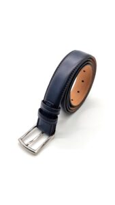 Ceinture bleu en cuir