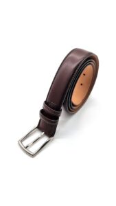 Ceinture cuir marron chocolat