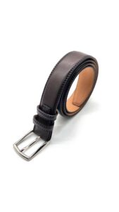 Ceinture homme cuir gris