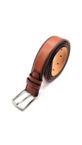 ceinture homme cuir marron cognac