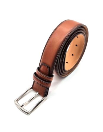 ceinture homme cuir marron cognac