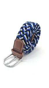 Ceinture tressée homme