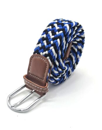 Ceinture tressée homme